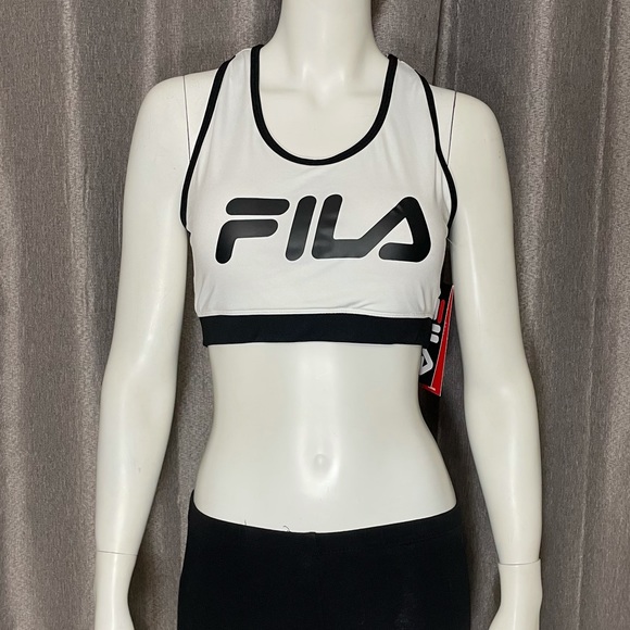 Fila Women's Color Block Padded Sports Bra - Picture 1 of 10